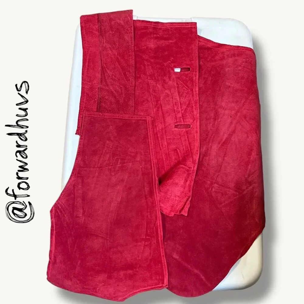 Scrap Suede Sewing Pieces & Leather Crafting Material  - 1.6 lbs